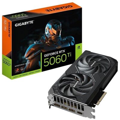 Gigabyte GeForce RTX 5060 Ti WINDFORCE OC 16GB GDDR7 Reflex 2 RTX AI DLSS4 Gigabyte GeForce RTX 5060 Ti WINDFORCE OC 16GB GDDR7 Reflex 2 RTX AI DLSS4