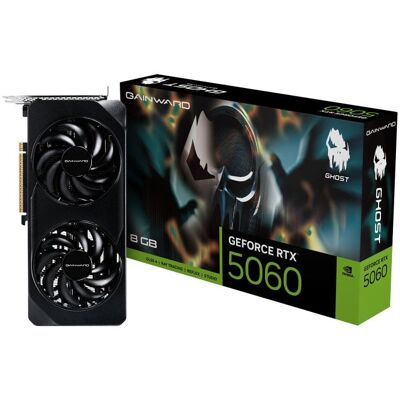 Tarjeta Gráfica Gainward GeForce RTX 5060 8GB GDDR7 DLSS 4 HDMI/Tri DisplayPort RGB Tarjeta Gráfica Gainward GeForce RTX 5060 8GB GDDR7 DLSS 4 HDMI/Tri DisplayPort RGB