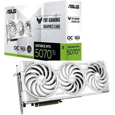Tarjeta Gráfica ASUS GeForce RTX 5070 Ti 16GB GDDR7 OC Triple Ventilador Iluminación RGB Tarjeta Gráfica ASUS GeForce RTX 5070 Ti 16GB GDDR7 OC Triple Ventilador Iluminación RGB