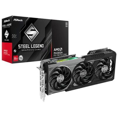 Tarjeta Gráfica AsRock Radeon RX 9070 GRE 12GB GDDR6 PCIe 5.0 Triple Ventilador Tarjeta Gráfica AsRock Radeon RX 9070 GRE 12GB GDDR6 PCIe 5.0 Triple Ventilador