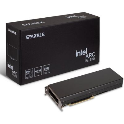 Tarjeta Gráfica Sparkle Intel Arc Pro B70 32GB GDDR6 Refrigeración Pasiva Tarjeta Gráfica Sparkle Intel Arc Pro B70 32GB GDDR6 Refrigeración Pasiva