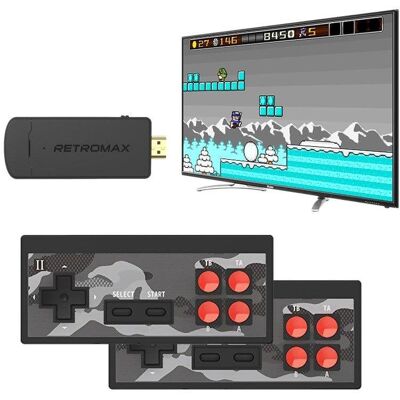 dam-electronics Dam Electronics Y2 Plus Retro Consola Videojuegos 1800 Juegos Negro dam-electronics Dam Electronics Y2 Plus Retro Consola Videojuegos 1800 Juegos Negro