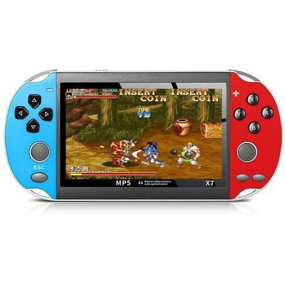dam-electronics Dam Electronics X7 Retro 64 Bits 8GB Juegos Clásicos Pantalla 4,3 Pulgadas Azul/Roja dam-electronics Dam Electronics X7 Retro 64 Bits 8GB Juegos Clásicos Pantalla 4,3 Pulgadas Azul/Roja