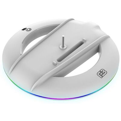 Blackfire Soporte Vertical RGB LED Blanco para PS5 Slim Blackfire Soporte Vertical RGB LED Blanco para PS5 Slim