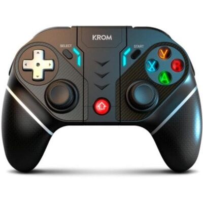 Gamepad Krom Kexal Bluetooth/USB Multi-Plataforma 23 Botones Negro/Rojo/Blanco Gamepad Krom Kexal Bluetooth/USB Multi-Plataforma 23 Botones Negro/Rojo/Blanco