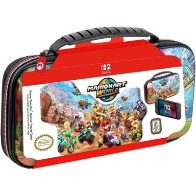 Blackfire Game Traveler Deluxe Travel Case Mario Kart World funda de Transporte para Nintendo Switch 2 Blackfire Game Traveler Deluxe Travel Case Mario Kart World funda de Transporte para Nintendo Switch 2