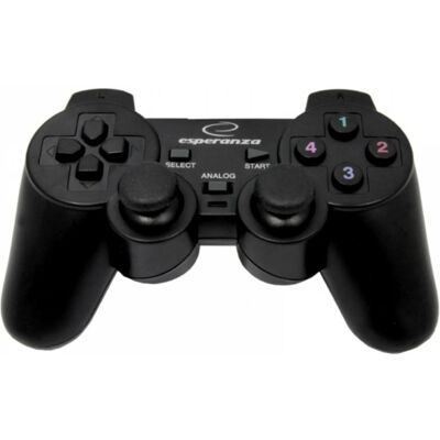 Gamepad Esperanza EG102 PC Playstation 3 Alámbrico USB 2.0 Negro Gamepad Esperanza EG102 PC Playstation 3 Alámbrico USB 2.0 Negro