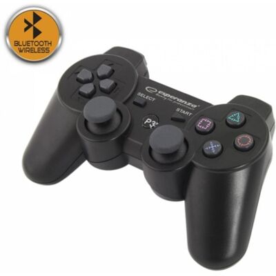 Joystick Esperanza EGG109K Bluetooth Wireless Negro para Playstation 3 Joystick Esperanza EGG109K Bluetooth Wireless Negro para Playstation 3