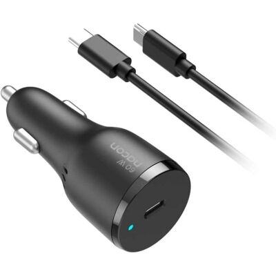 Nacon Adaptador de Carga Rápida para Coche 60W USB-C para Nintendo Switch / Switch 2 Nacon Adaptador de Carga Rápida para Coche 60W USB-C para Nintendo Switch / Switch 2