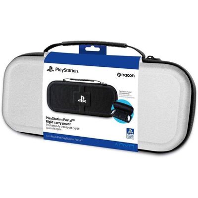 Funda de transporte Nacon PlayStation Portal blanca rígida con asa y cierre cremallera Funda de transporte Nacon PlayStation Portal blanca rígida con asa y cierre cremallera