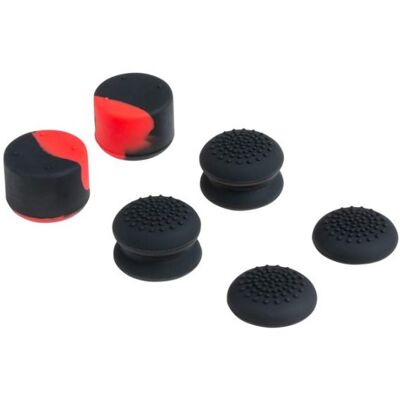 Grip para joystick BIGBEN Nacon PS5 Negro/Rojo silicona antideslizante DualSense Grip para joystick BIGBEN Nacon PS5 Negro/Rojo silicona antideslizante DualSense