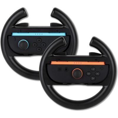 Volante de carreras Konix 61889000118 para Nintendo Switch 2 negro pack 2 piezas Volante de carreras Konix 61889000118 para Nintendo Switch 2 negro pack 2 piezas