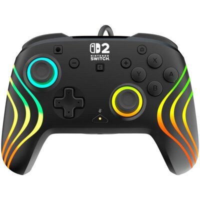 turtle-beach Mando Turtle Beach Afterglow Wave Negro RGB con cable para Switch 2 turtle-beach Mando Turtle Beach Afterglow Wave Negro RGB con cable para Switch 2