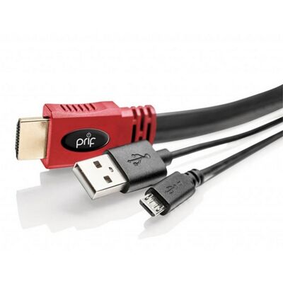 Prif Pack Gaming Cable HDMI + Cable de Carga PS4 Prif Pack Gaming Cable HDMI + Cable de Carga PS4