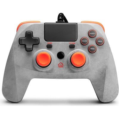 Snakebyte Rock Gamepad Naranja/Gris para PS4 Snakebyte Rock Gamepad Naranja/Gris para PS4