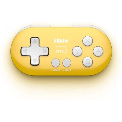 8BitDo Zero 2 Gamepad para Switch/PC/macOS/Android Yellow Edition 8BitDo Zero 2 Gamepad para Switch/PC/macOS/Android Yellow Edition