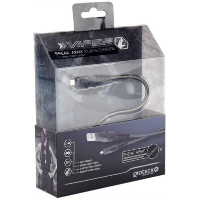 Gioteck Viper Cable Carga y Juega 2m para PS4 y Xbox One Gioteck Viper Cable Carga y Juega 2m para PS4 y Xbox One