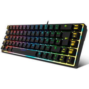 Krom Kalista RGB Teclado Gaming Membrana Negro Krom Kalista RGB Teclado Gaming Membrana Negro