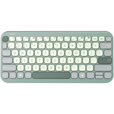 Teclado Asus Marshmallow KW100 inalámbrico compacto scissor keys Layout ES Green Tea Latte Teclado Asus Marshmallow KW100 inalámbrico compacto scissor keys Layout ES Green Tea Latte