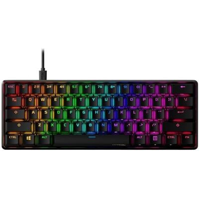 Teclado HyperX Alloy Origins 60 mecánico compacto con switches HyperX Red y RGB ES Teclado HyperX Alloy Origins 60 mecánico compacto con switches HyperX Red y RGB ES