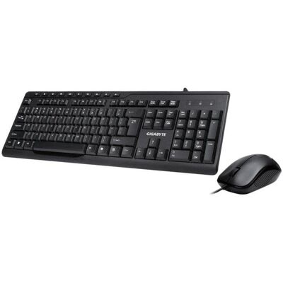 Teclado GIGABYTE KM6300 de membrana completo español con ratón incluido Teclado GIGABYTE KM6300 de membrana completo español con ratón incluido