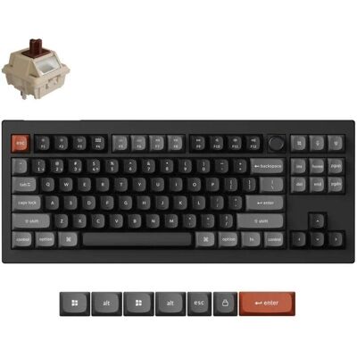Teclado Keychron V3 Ultra 8K mecánico TKL inalámbrico RGB Hot-Swappable Teclado Keychron V3 Ultra 8K mecánico TKL inalámbrico RGB Hot-Swappable