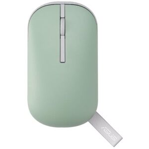 Ratón ASUS Marshmallow MD100 Ambidiestro Óptico 1600 DPI RF Wireless Bluetooth Verde Ratón ASUS Marshmallow MD100 Ambidiestro Óptico 1600 DPI RF Wireless Bluetooth Verde