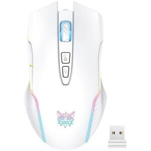 Ratón ONIKUMA CW905 Wireless Gaming 3600 DPI Blanco RGB 7 Botones Ratón ONIKUMA CW905 Wireless Gaming 3600 DPI Blanco RGB 7 Botones