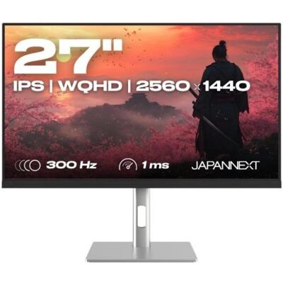 Monitor JAPANNEXT 27" WQHD 300Hz IPS G-Sync FreeSync HDR Altura/Incl. Altavoces Monitor JAPANNEXT 27" WQHD 300Hz IPS G-Sync FreeSync HDR Altura/Incl. Altavoces