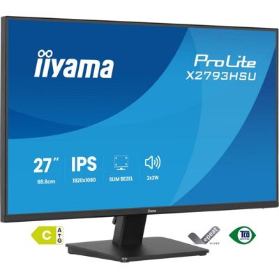 Monitor iiyama ProLite X2793HSU-B1 27" FullHD 120Hz IPS USB Altavoces Flicker-Free Monitor iiyama ProLite X2793HSU-B1 27" FullHD 120Hz IPS USB Altavoces Flicker-Free