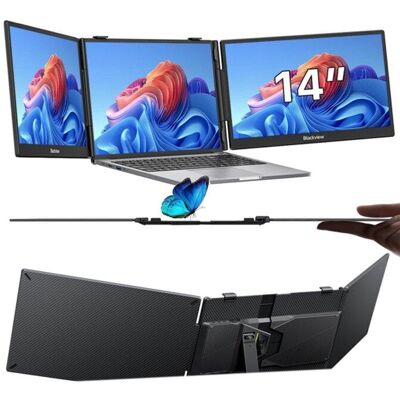 Monitor Blackview DCM5 14" FullHD IPS 60Hz Doble Pantalla USB-C Sonido Integrado Monitor Blackview DCM5 14" FullHD IPS 60Hz Doble Pantalla USB-C Sonido Integrado