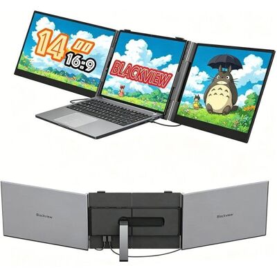 Monitor Blackview DCM6 14" FullHD 60Hz IPS Dual USB-C Ultraligero Sonido Integrado Monitor Blackview DCM6 14" FullHD 60Hz IPS Dual USB-C Ultraligero Sonido Integrado