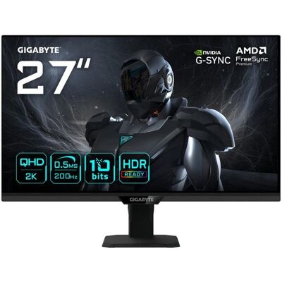 Monitor GIGABYTE G27Q20T 27" Quad HD 200Hz IPS FreeSync Premium HDR10 0,5ms Monitor GIGABYTE G27Q20T 27" Quad HD 200Hz IPS FreeSync Premium HDR10 0,5ms