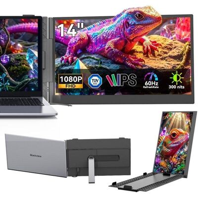 Monitor Blackview 14" FullHD 60Hz IPS USB-C PD 100 W Altavoces Monitor Blackview 14" FullHD 60Hz IPS USB-C PD 100 W Altavoces