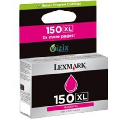 Cartucho de Tinta Magenta Lexmark 14N1616E Alto Rendimiento XL Cartucho de Tinta Magenta Lexmark 14N1616E Alto Rendimiento XL