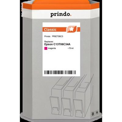 Cartucho de Tinta Prindo Magenta Compatible Epson EcoTank Cartucho de Tinta Prindo Magenta Compatible Epson EcoTank