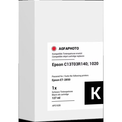 Cartucho de tinta AGFAPHOTO APE102B Negro compatible con Epson Cartucho de tinta AGFAPHOTO APE102B Negro compatible con Epson