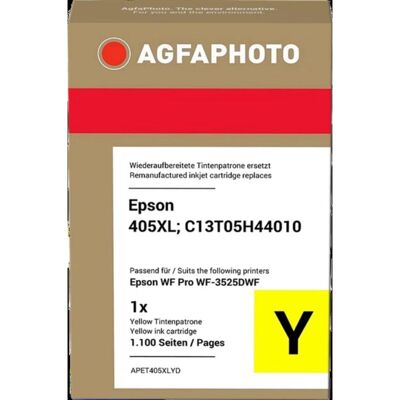 Cartucho de tinta amarilla AGFAPHOTO APET405XLYD compatible con Epson Cartucho de tinta amarilla AGFAPHOTO APET405XLYD compatible con Epson
