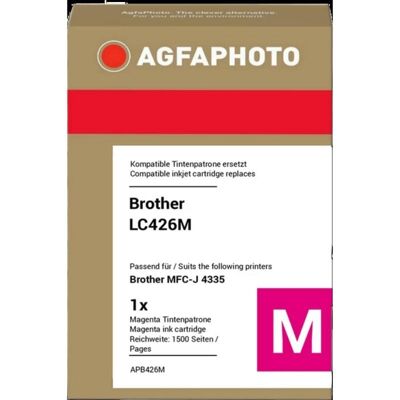 Cartucho de tinta AGFAPHOTO Magenta compatible con Brother Cartucho de tinta AGFAPHOTO Magenta compatible con Brother