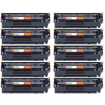 pccom-essential Pccom Essential HP Q2612a Tóner Compatible Negro Pack 10 pccom-essential Pccom Essential HP Q2612a Tóner Compatible Negro Pack 10