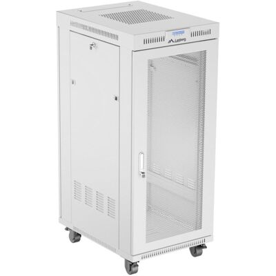 Serie Lanberg Ff01 - Armario rack - 600 X 800, En paquete plano, Con puerta de malla - Con pantalla LCD, Termostato - De pie - Gris, Ral 7035 - 27U - 19" Serie Lanberg Ff01 - Armario rack - 600 X 800, En paquete plano, Con puerta de malla - Con pantalla LCD, Termostato - De pie - Gris, Ral 7035 - 27U - 19"