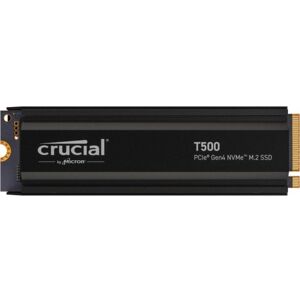 SSD Crucial T500 4TB M.2 PCIe 4.0 NVMe 7000MB/s Disipador térmico Gaming/PC/Consola SSD Crucial T500 4TB M.2 PCIe 4.0 NVMe 7000MB/s Disipador térmico Gaming/PC/Consola