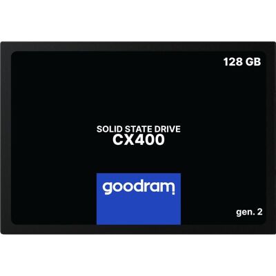 Goodram CX400 128GB SSD 550MB/s CX400 Gen.2 2.5″ SATA III + 3D TLC NAND Goodram CX400 128GB SSD 550MB/s CX400 Gen.2 2.5″ SATA III + 3D TLC NAND