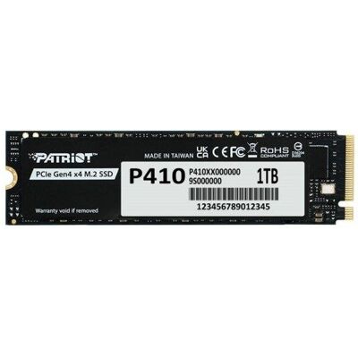 Disco Duro Patriot Viper P410 1TB SSD M.2 NVMe PCIe Gen4x4 5000MB/s Disco Duro Patriot Viper P410 1TB SSD M.2 NVMe PCIe Gen4x4 5000MB/s