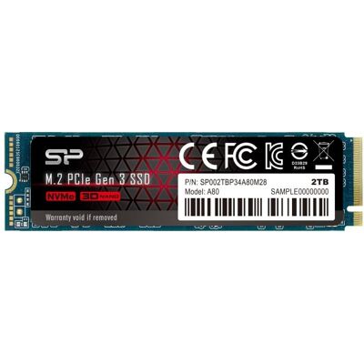 silicon-power Silicon Power P34A80 2TB SSD M.2 PCIe Gen3x4 NVMe silicon-power Silicon Power P34A80 2TB SSD M.2 PCIe Gen3x4 NVMe