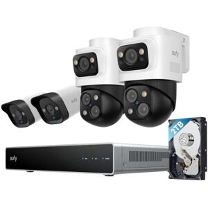 Cámara IP Eufy NVR Security System S4 4K Zoom Óptico Visión Nocturna Interior y Exterior IP67 Cámara IP Eufy NVR Security System S4 4K Zoom Óptico Visión Nocturna Interior y Exterior IP67