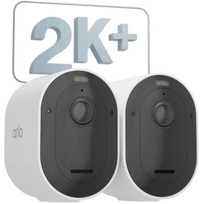 Cámara IP Arlo Pro 5 2K+ WiFi Interior/Exterior Kit doble batería visión nocturna Cámara IP Arlo Pro 5 2K+ WiFi Interior/Exterior Kit doble batería visión nocturna