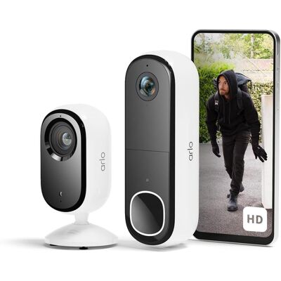 Cámara IP Arlo Essential 2 Indoor 2K + Videoportero inalámbrico visión nocturna y Alexa Cámara IP Arlo Essential 2 Indoor 2K + Videoportero inalámbrico visión nocturna y Alexa