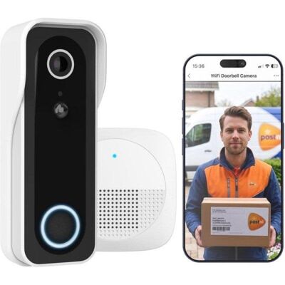 Trust DOORCAM-3000 Cámara IP WiFi 3MP Negro/Blanco Trust DOORCAM-3000 Cámara IP WiFi 3MP Negro/Blanco