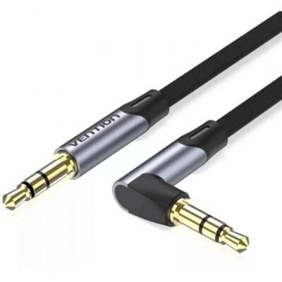Cable estéreo Vention BANHH Jack 3.5mm macho a Jack 3.5mm macho 2m gris codos 90º Cable estéreo Vention BANHH Jack 3.5mm macho a Jack 3.5mm macho 2m gris codos 90º